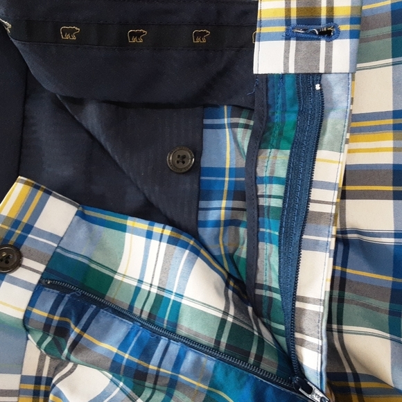 - Jack niklaus plaid mens  golf short casual performance in size 34 - Picture 9 of 11